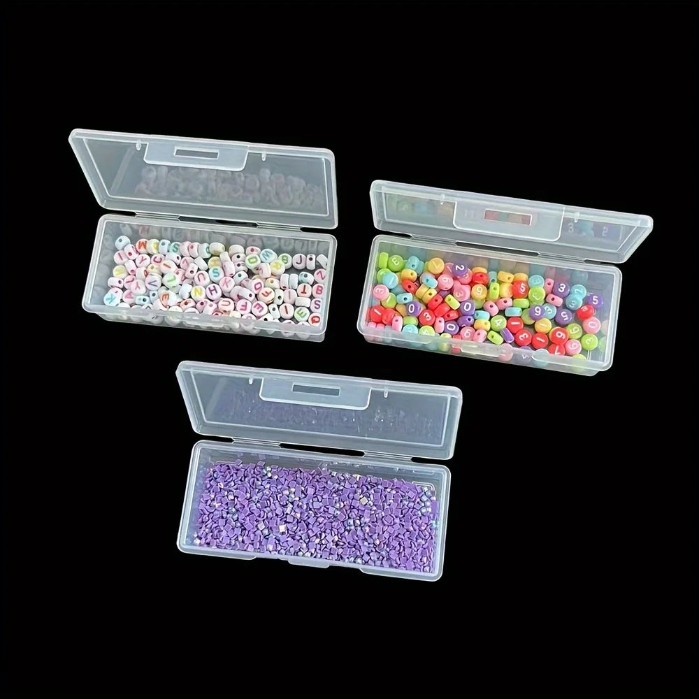 4-Divider Adjustable Storage Organizer Box – Craft & Sewing Supplies Container