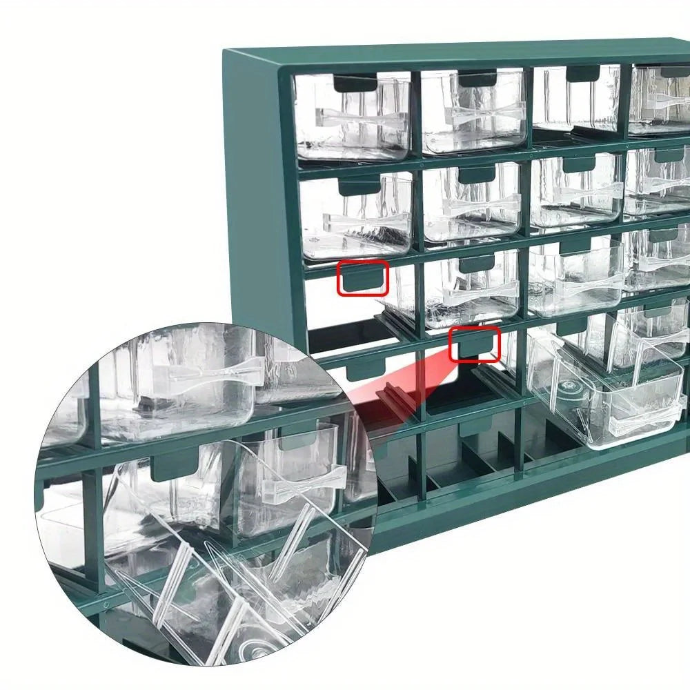 FNICEL 25-Drawer Wall-Mounted Parts Organizer – Screws, Bolts & Small Components