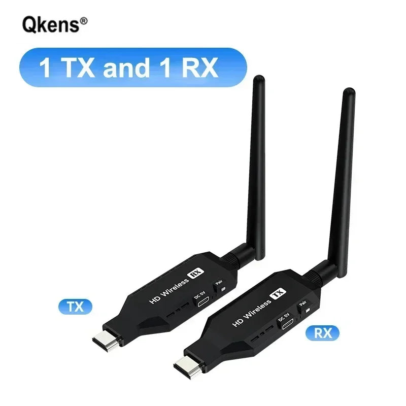 50m Wireless HDMI Extender – Transmitter & Receiver