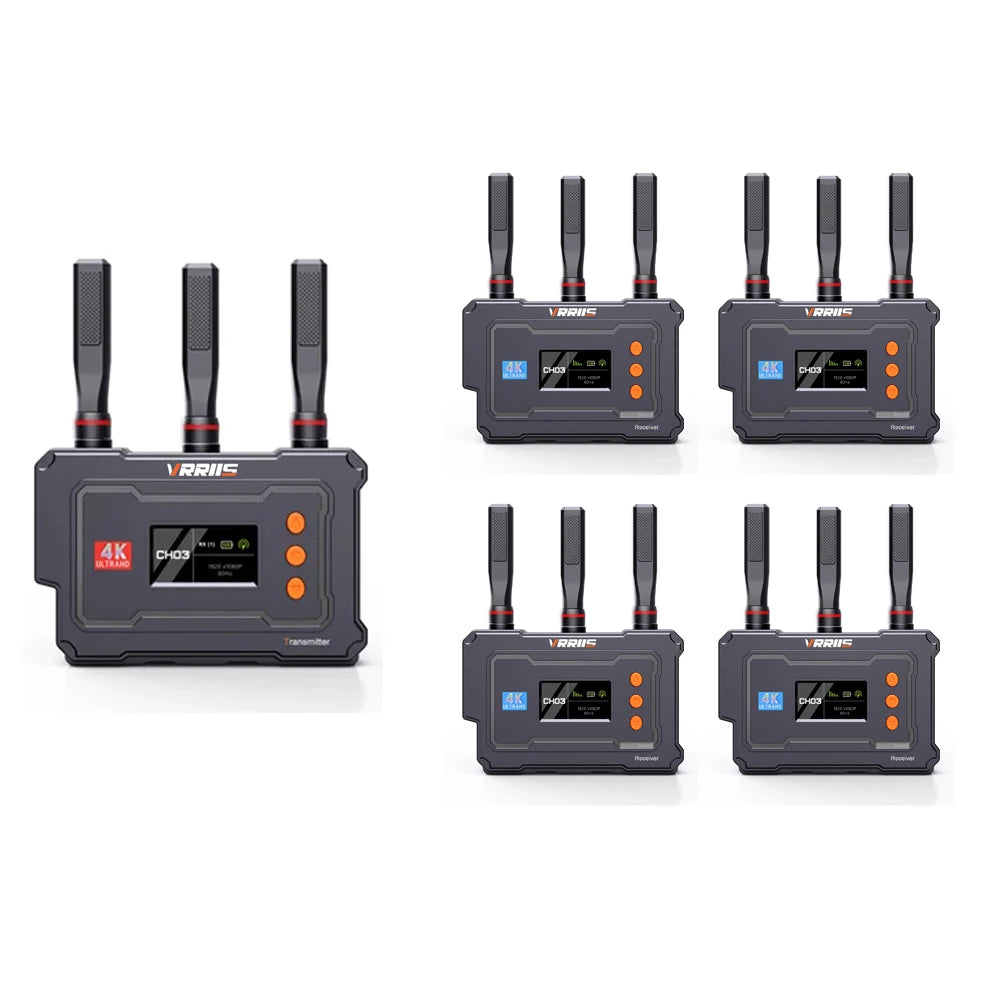 VRRIIS WL096 PRO 4K Wireless HDMI Extender – 450m Range