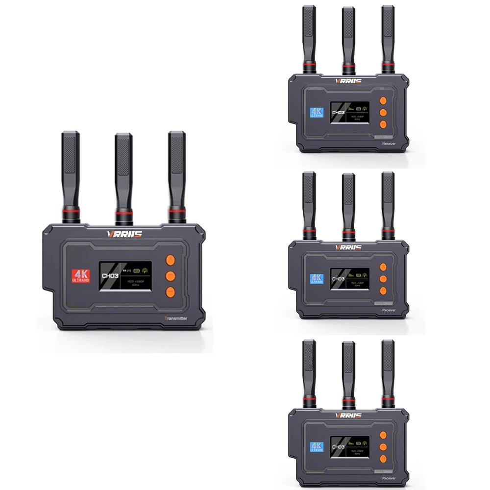 VRRIIS WL096 PRO 4K Wireless HDMI Extender – 450m Range