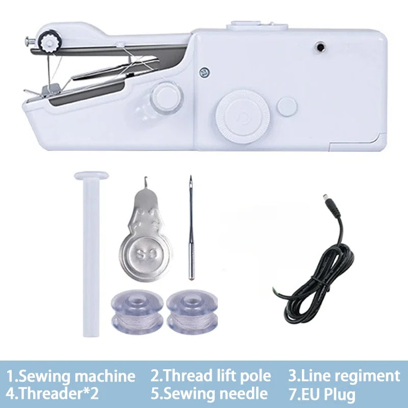 Portable Handheld Sewing Machine – Battery-Powered Mini Machine for Quick Repairs
