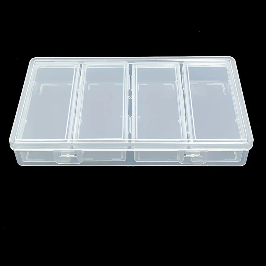 4-Divider Adjustable Storage Organizer Box – Craft & Sewing Supplies Container