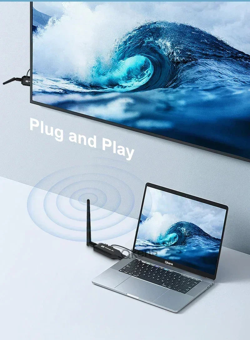 50m Wireless HDMI Extender – Transmitter & Receiver