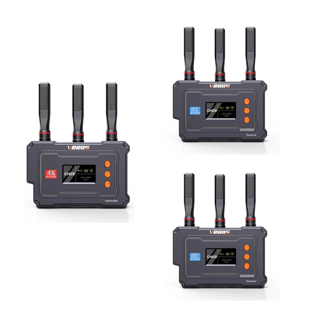 VRRIIS WL096 PRO 4K Wireless HDMI Extender – 450m Range