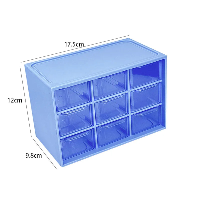 Dustproof Multi-Grid Desktop Organizer – Jewelry & Cosmetics Storage Box