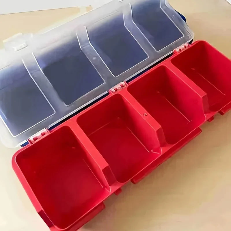 Multi-Compartment Organizer Box – Durable Plastic Case for Screws & Small Parts