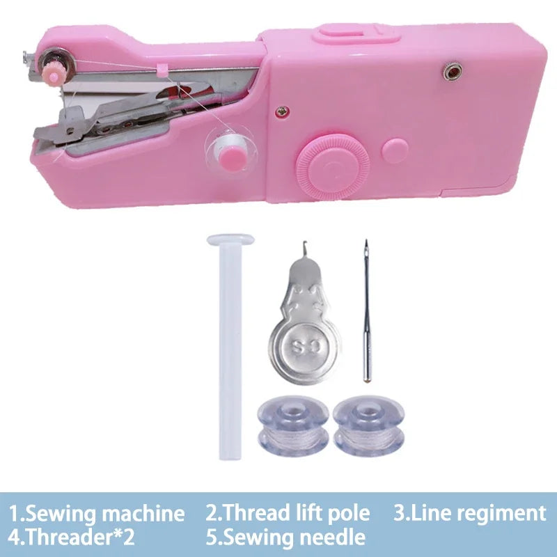 Portable Handheld Sewing Machine – Battery-Powered Mini Machine for Quick Repairs
