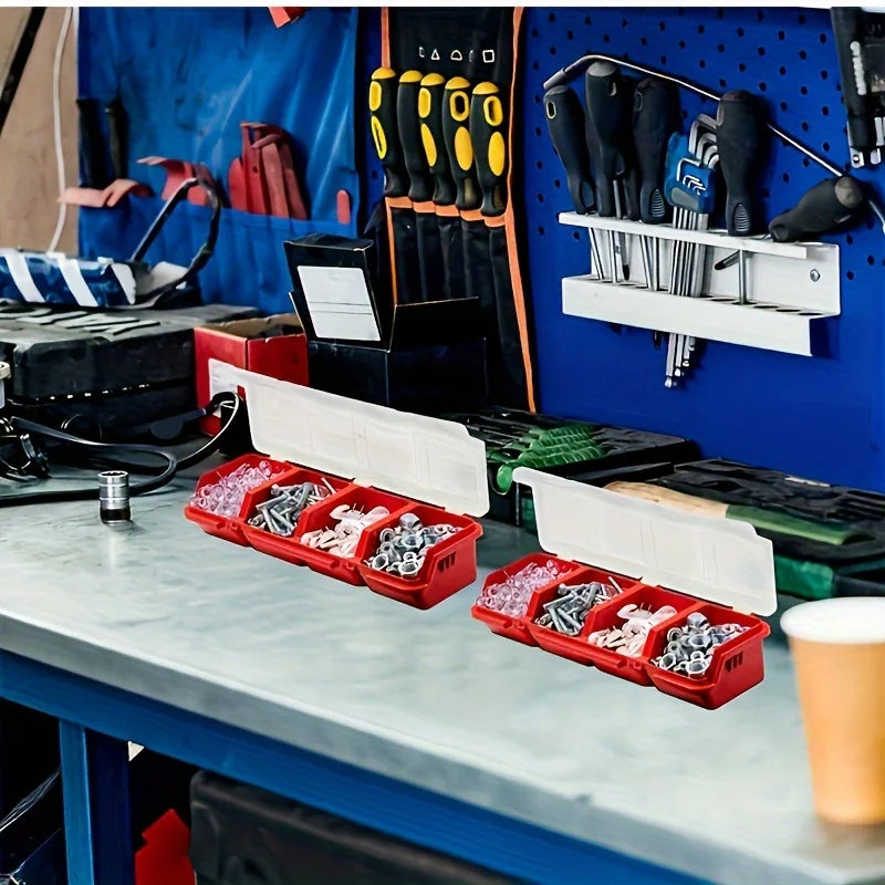 Multi-Compartment Organizer Box – Durable Plastic Case for Screws & Small Parts