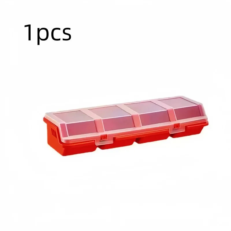 Multi-Compartment Organizer Box – Durable Plastic Case for Screws & Small Parts