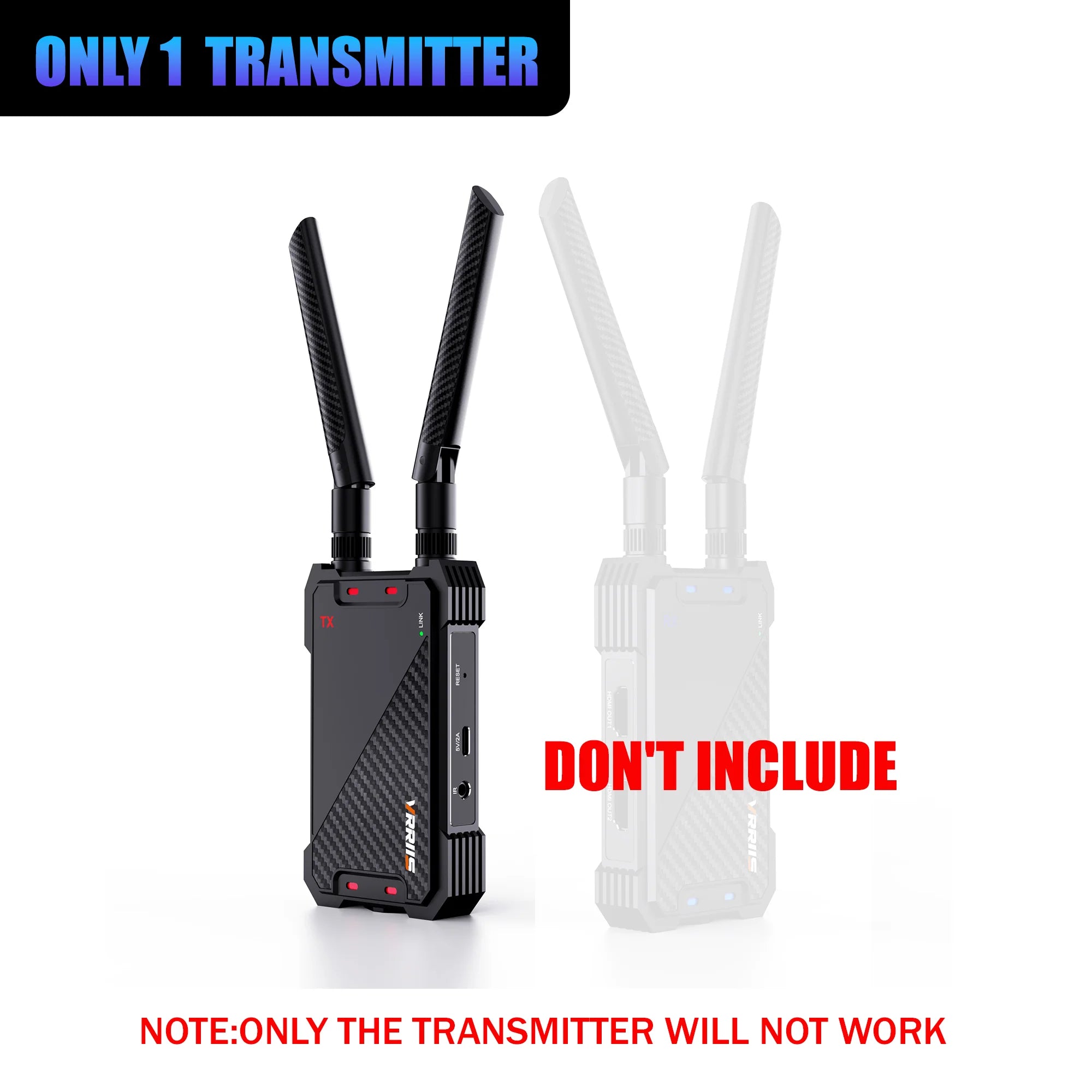 VRRIIS WL081 Wireless HDMI Transmitter & Receiver